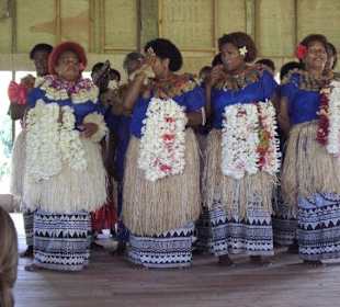 Besuch eines Fijianischen Dorfes