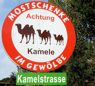 Das Empfangs-Schild