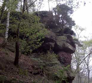 Wunderbare Felsformationen