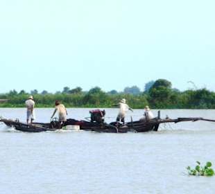 Am Ufer des Tonle Sap kurz vor Siem Reap