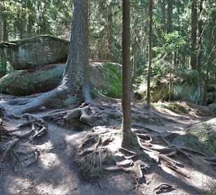Rundgang durch das Felsenlabyrinth Luisenburg