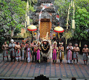Ende des Barong-Tanzstückes