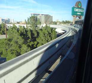 Mit der Mono Rail über Las Vegas