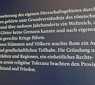 Wie standen dir Römer zu ihren ERoberungen