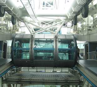 Kabine im Einstiegsbereich