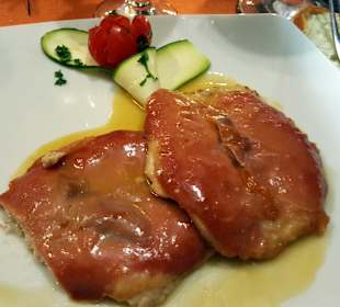 Saltimbocca mit Radichio Risotto