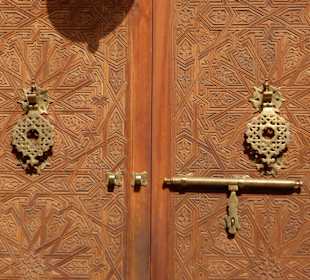 Haustür in Marrakesch