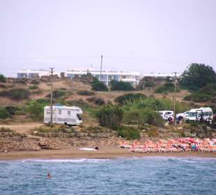 Camper am Strand