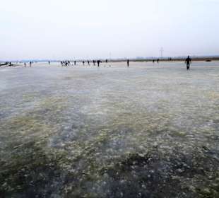 Impressionen vom Eislaufen an der Semkenfahrt
