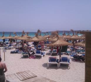 Strand 5 Minuten vom Hotel entfernt 