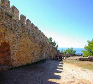 Burg von Alanya (Ic Kale) An&/Abfahrt