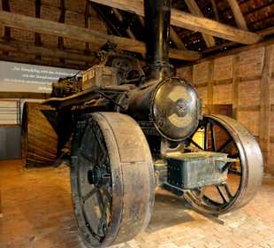 Lokomobile für den Tiefpflug