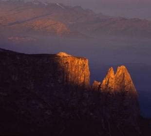 Sonnenaufgang überm Schlern