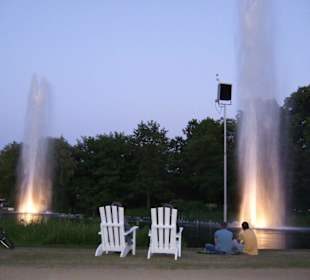 Wasserspiele im Park Planten un Blomen