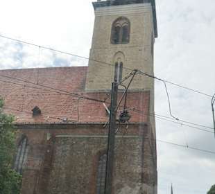 Blick zur Marienkirche, Karl-Liebknecht-Straße