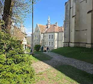 Blick zur Schule