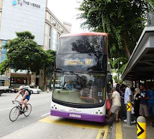 Unterwegs in Singapur mit dem Hop and Hop Bus