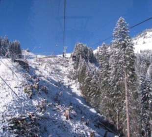 Ausblick von der Bergbahn aus