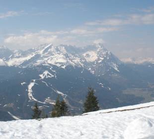 Blick vom Wank auf die Zugspitze
