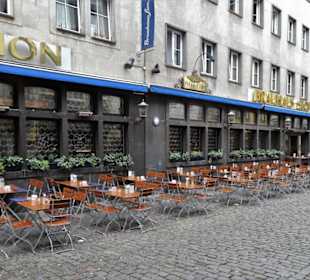 Außenansicht des Brauhaus Sion