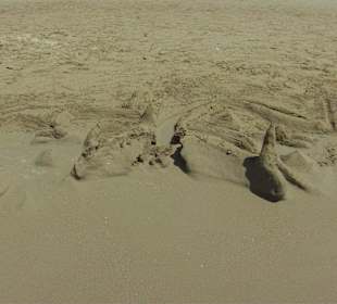 Überreste vom Vortag 