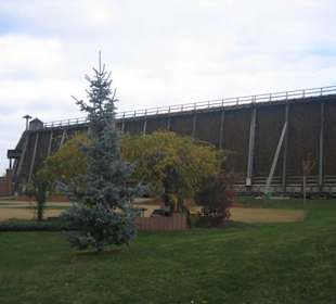 Widok tężni - od wewnątrz