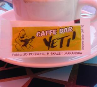 Name des Cafes und sein Logo