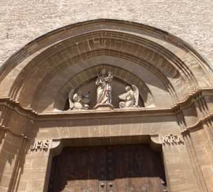Eingangsportal zur Santa Maria dels Àngels