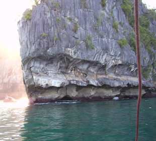 Bootsfahrt von Sabang zum Eingang 