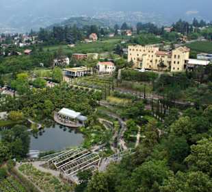 Herrliche Aussicht über den Botanischen Garten