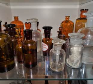 Exponate des Glasmuseum Gnarrenburg