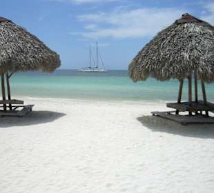 Strandidylle auf Cayo Blanco