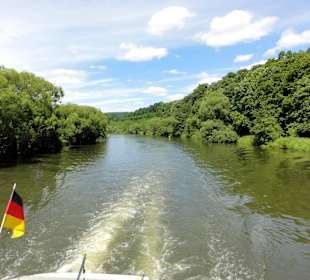 Impressionen von der Fahrt auf der Fulda