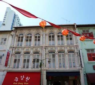 Häuserfront in Chinatown