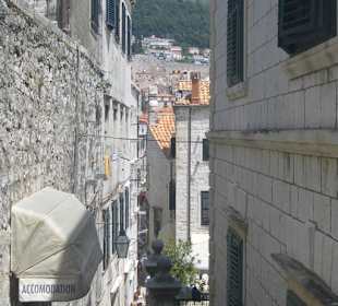 In den engen Gässchen von Dubrovnik