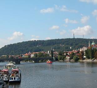 Fahrt auf der Moldau