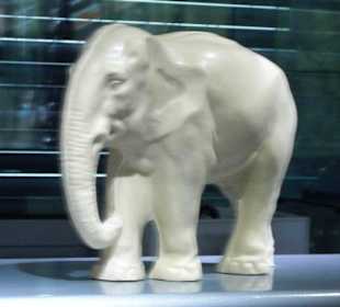 Kunstwerk noch ohne Farbe