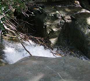 Geführte Wanderung, Wasserfall