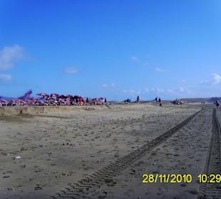 Strandsituation Maspalomas Gran Canaria