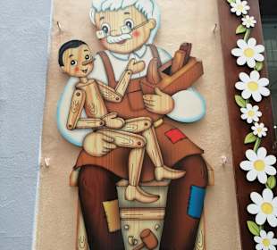 Auch Chepetto und Pinoccio sind in Taormina 