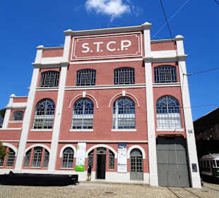 Außenansicht des Straßenbahnmuseums