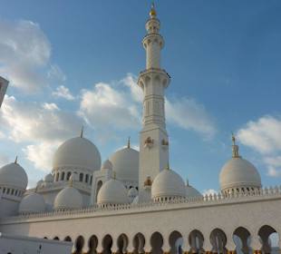 Sheikh Zayed Moschee in Abu Dhabi