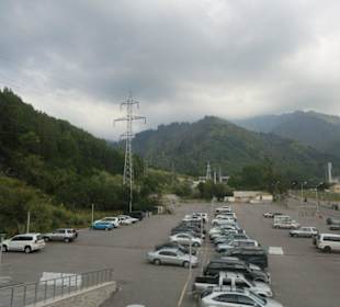 Almaty Skigebiet Chimbulak im Tal