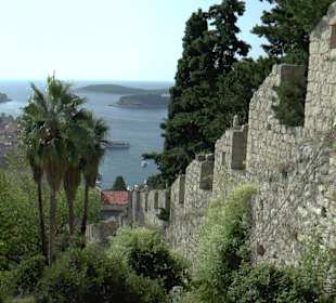 Phantastischer Blick von der Burg Hvar