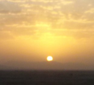 Sonnenuntergang am Roten Meer