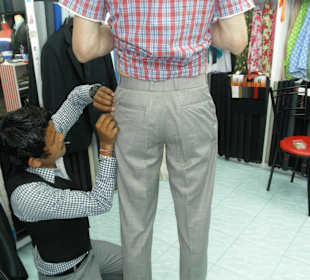 Mr. Sam bei der Arbeit