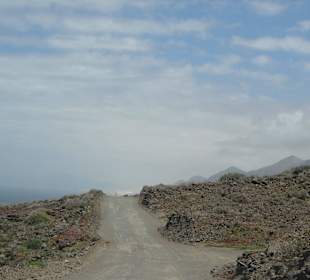 Enge Straße nach Cofete