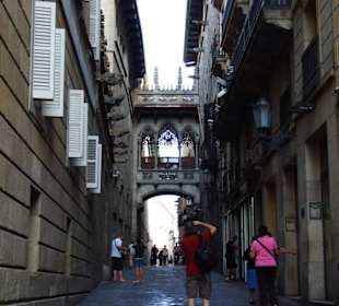 El puente del Barrio Gótico