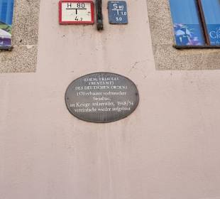 Inschrift des Hauses