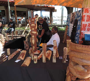 Einmal die Woche ist Markt auf dem Platz